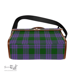 Scottish Canvas Bag Elphinstone Clan Tartan Waterproof Canvas Bag - Classic Scottish Plaid Tartan Plaid