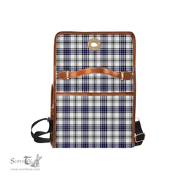 Scottish Canvas Bag Hannay Modern Clan Tartan Waterproof Canvas Bag - Classic Scottish Plaid Tartan Plaid