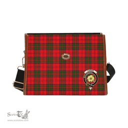 Scottish Canvas Bag Cairns Clan Clan Tartan Waterproof Canvas Bag - Crest Classic Scottish Plaid Tartan Plaid