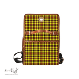 Scottish Canvas Bag Jardine Clan Tartan Waterproof Canvas Bag - Classic Scottish Plaid Tartan Plaid