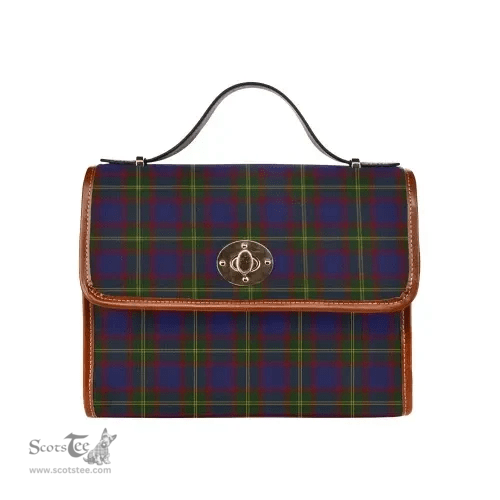 Scottish Canvas Bag Durie Clan Tartan Waterproof Canvas Bag - Classic Scottish Plaid Tartan Plaid