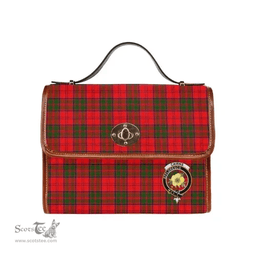 Scottish Canvas Bag Cairns Clan Clan Tartan Waterproof Canvas Bag - Crest Classic Scottish Plaid Tartan Plaid