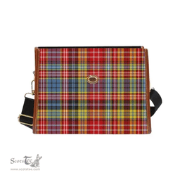 Scottish Canvas Bag Ogilvie of Airlie Ancient Clan Tartan Waterproof Canvas Bag - Classic Scottish Plaid Tartan Plaid