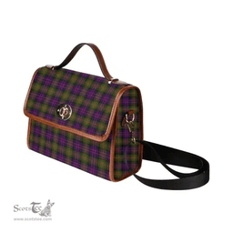 Scottish Canvas Bag MacDonnell of Glengarry Modern Clan Tartan Waterproof Canvas Bag - Classic Scottish Plaid Tartan Plaid