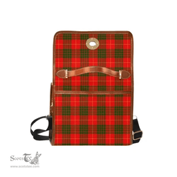Scottish Canvas Bag Cameron Modern Clan Tartan Waterproof Canvas Bag - Classic Scottish Plaid Tartan Plaid