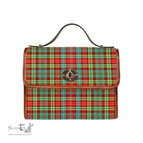 Scottish Canvas Bag Ogilvie Clan Tartan Waterproof Canvas Bag - Classic Scottish Plaid Tartan Plaid