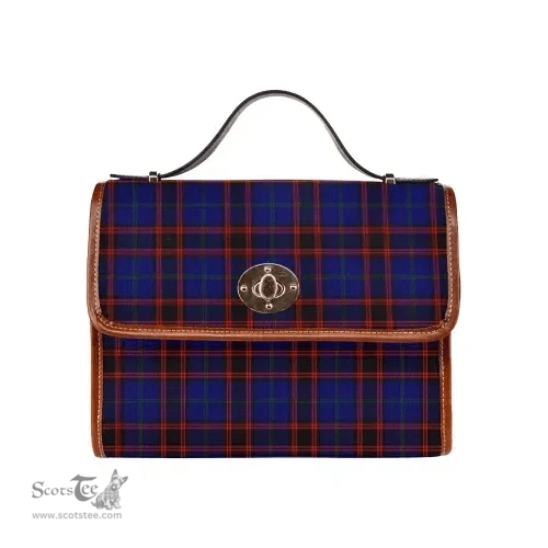 Scottish Canvas Bag Home Modern Clan Tartan Waterproof Canvas Bag - Classic Scottish Plaid Tartan Plaid