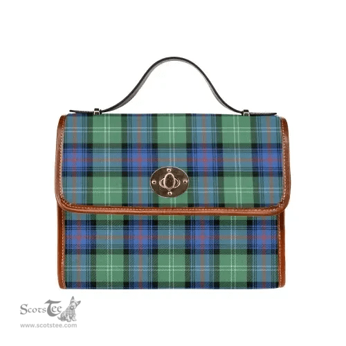 Scottish Canvas Bag Sutherland Old Ancient Clan Tartan Waterproof Canvas Bag - Classic Scottish Plaid Tartan Plaid