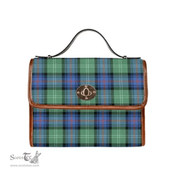 Scottish Canvas Bag Sutherland Old Ancient Clan Tartan Waterproof Canvas Bag - Classic Scottish Plaid Tartan Plaid