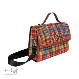 Scottish Canvas Bag Ogilvie of Airlie Ancient Clan Tartan Waterproof Canvas Bag - Classic Scottish Plaid Tartan Plaid