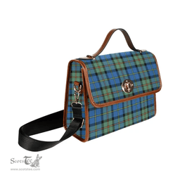 Scottish Canvas Bag MacLeod of Harris Ancient Clan Tartan Waterproof Canvas Bag - Classic Scottish Plaid Tartan Plaid