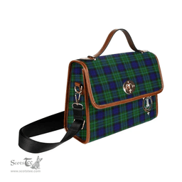 Scottish Canvas Bag MacCallum Clan Clan Tartan Waterproof Canvas Bag - Crest Classic Scottish Plaid Tartan Plaid