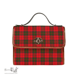 Scottish Canvas Bag Grant Modern Clan Tartan Waterproof Canvas Bag - Classic Scottish Plaid Tartan Plaid