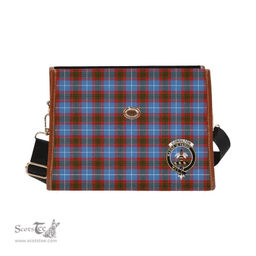 Scottish Canvas Bag Congilton Clan Clan Tartan Waterproof Canvas Bag - Crest Classic Scottish Plaid Tartan Plaid