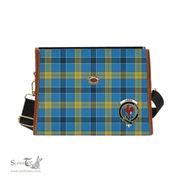 Scottish Canvas Bag Laing Clan Clan Tartan Waterproof Canvas Bag - Crest Classic Scottish Plaid Tartan Plaid