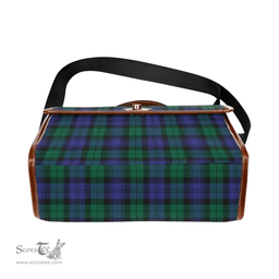 Scottish Canvas Bag Blackwatch Modern Clan Tartan Waterproof Canvas Bag - Classic Scottish Plaid Tartan Plaid