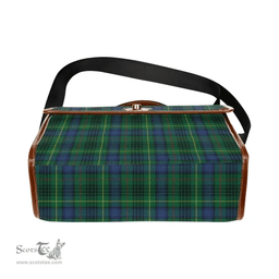 Scottish Canvas Bag Stewart Hunting Modern Clan Tartan Waterproof Canvas Bag - Classic Scottish Plaid Tartan Plaid