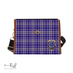 Scottish Canvas Bag Ochterlony Clan Clan Tartan Waterproof Canvas Bag - Crest Classic Scottish Plaid Tartan Plaid