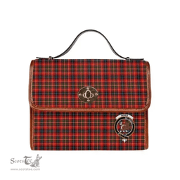 Scottish Canvas Bag Innes Clan Clan Tartan Waterproof Canvas Bag - Crest Classic Scottish Plaid Tartan Plaid