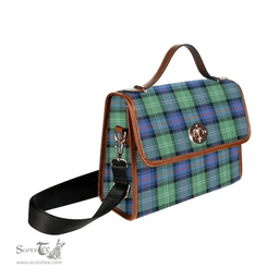 Scottish Canvas Bag Sutherland Old Ancient Clan Tartan Waterproof Canvas Bag - Classic Scottish Plaid Tartan Plaid