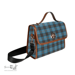 Scottish Canvas Bag Angus Ancient Clan Tartan Waterproof Canvas Bag - Classic Scottish Plaid Tartan Plaid