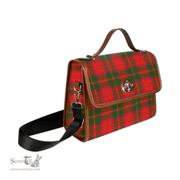 Scottish Canvas Bag Crief District Clan Tartan Waterproof Canvas Bag - Classic Scottish Plaid Tartan Plaid