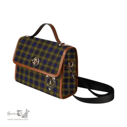 Scottish Canvas Bag MacLellan Clan Clan Tartan Waterproof Canvas Bag - Crest Classic Scottish Plaid Tartan Plaid