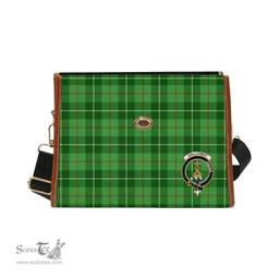 Scottish Canvas Bag Galloway Clan Clan Tartan Waterproof Canvas Bag - Crest Classic Scottish Plaid Tartan Plaid