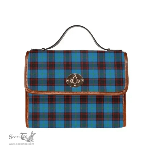 Scottish Canvas Bag Home Ancient Clan Tartan Waterproof Canvas Bag - Classic Scottish Plaid Tartan Plaid