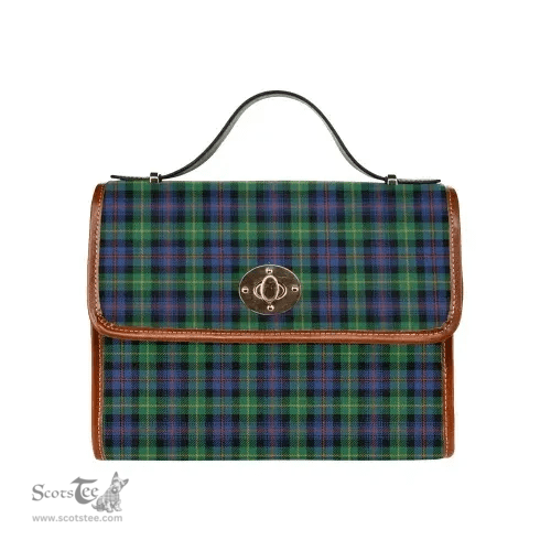 Scottish Canvas Bag Farquharson Ancient Clan Tartan Waterproof Canvas Bag - Classic Scottish Plaid Tartan Plaid
