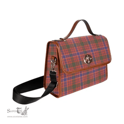 Scottish Canvas Bag MacRae Ancient Clan Tartan Waterproof Canvas Bag - Classic Scottish Plaid Tartan Plaid