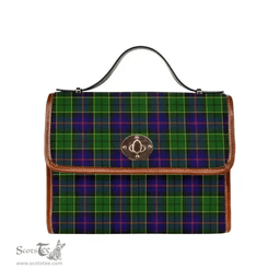 Scottish Canvas Bag Forsyth Modern Clan Tartan Waterproof Canvas Bag - Classic Scottish Plaid Tartan Plaid