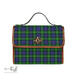 Scottish Canvas Bag Gordon Modern Clan Tartan Waterproof Canvas Bag - Classic Scottish Plaid Tartan Plaid