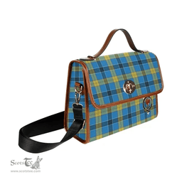 Scottish Canvas Bag Laing Clan Clan Tartan Waterproof Canvas Bag - Crest Classic Scottish Plaid Tartan Plaid