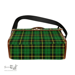 Scottish Canvas Bag Wallace Hunting Green Clan Tartan Waterproof Canvas Bag - Classic Scottish Plaid Tartan Plaid