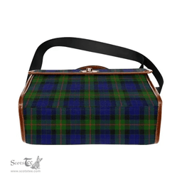 Scottish Canvas Bag Gunn Modern Clan Tartan Waterproof Canvas Bag - Classic Scottish Plaid Tartan Plaid