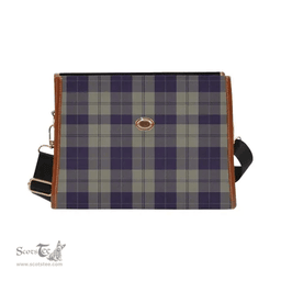 Scottish Canvas Bag Cunningham Dress Blue Dancers Clan Tartan Waterproof Canvas Bag - Classic Scottish Plaid Tartan Plaid