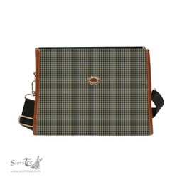 Scottish Canvas Bag Haig Check Clan Tartan Waterproof Canvas Bag - Classic Scottish Plaid Tartan Plaid