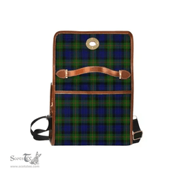 Scottish Canvas Bag Gunn Modern Clan Tartan Waterproof Canvas Bag - Classic Scottish Plaid Tartan Plaid