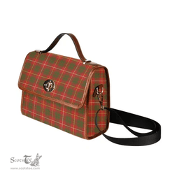 Scottish Canvas Bag Bruce Modern Clan Tartan Waterproof Canvas Bag - Classic Scottish Plaid Tartan Plaid