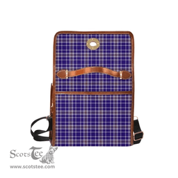 Scottish Canvas Bag Ochterlony Clan Clan Tartan Waterproof Canvas Bag - Crest Classic Scottish Plaid Tartan Plaid
