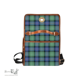 Scottish Canvas Bag Sutherland Old Ancient Clan Tartan Waterproof Canvas Bag - Classic Scottish Plaid Tartan Plaid