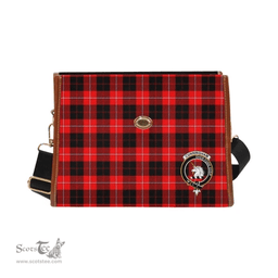 Scottish Canvas Bag Cunningham Clan Clan Tartan Waterproof Canvas Bag - Crest Classic Scottish Plaid Tartan Plaid