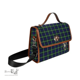 Scottish Canvas Bag Lamont Clan Clan Tartan Waterproof Canvas Bag - Crest Classic Scottish Plaid Tartan Plaid