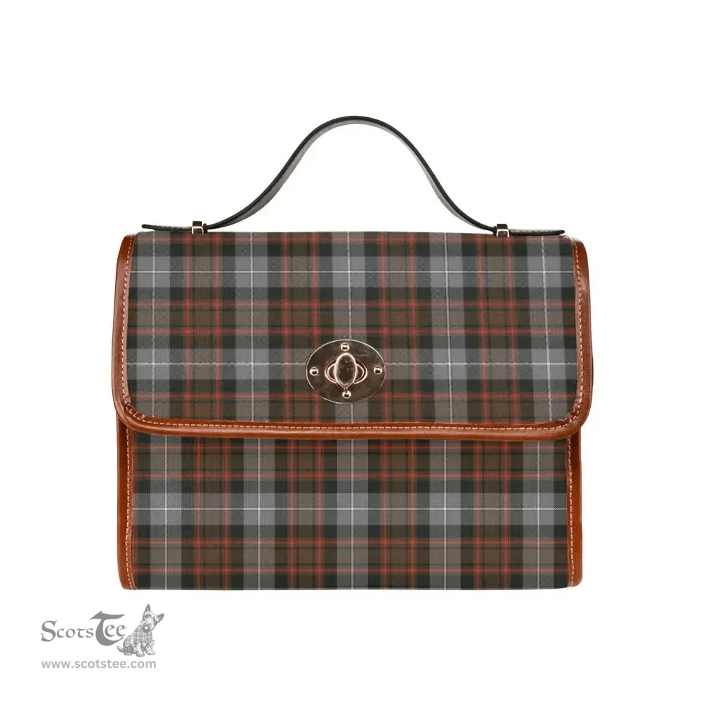 Scottish Canvas Bag MacRae Hunting Weathered Clan Tartan Waterproof Canvas Bag - Classic Scottish Plaid Tartan Plaid