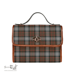 Scottish Canvas Bag MacRae Hunting Weathered Clan Tartan Waterproof Canvas Bag - Classic Scottish Plaid Tartan Plaid