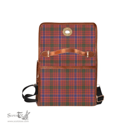 Scottish Canvas Bag MacRae Ancient Clan Tartan Waterproof Canvas Bag - Classic Scottish Plaid Tartan Plaid