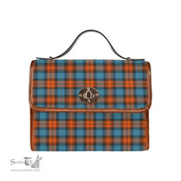 Scottish Canvas Bag MacLachlan Ancient Clan Tartan Waterproof Canvas Bag - Classic Scottish Plaid Tartan Plaid