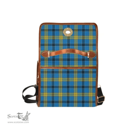Scottish Canvas Bag Laing Clan Clan Tartan Waterproof Canvas Bag - Crest Classic Scottish Plaid Tartan Plaid