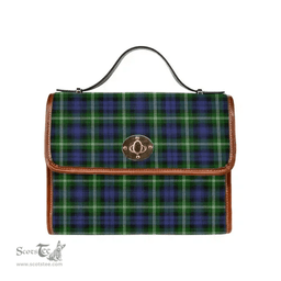 Scottish Canvas Bag Baillie Modern Clan Tartan Waterproof Canvas Bag - Classic Scottish Plaid Tartan Plaid